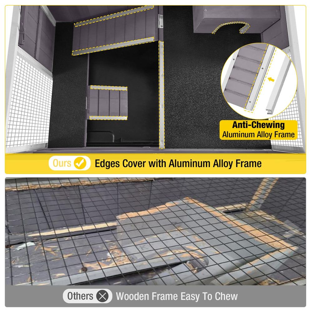 Aivituvin six-platform rat cage with ladder encourages climbing and exploration.