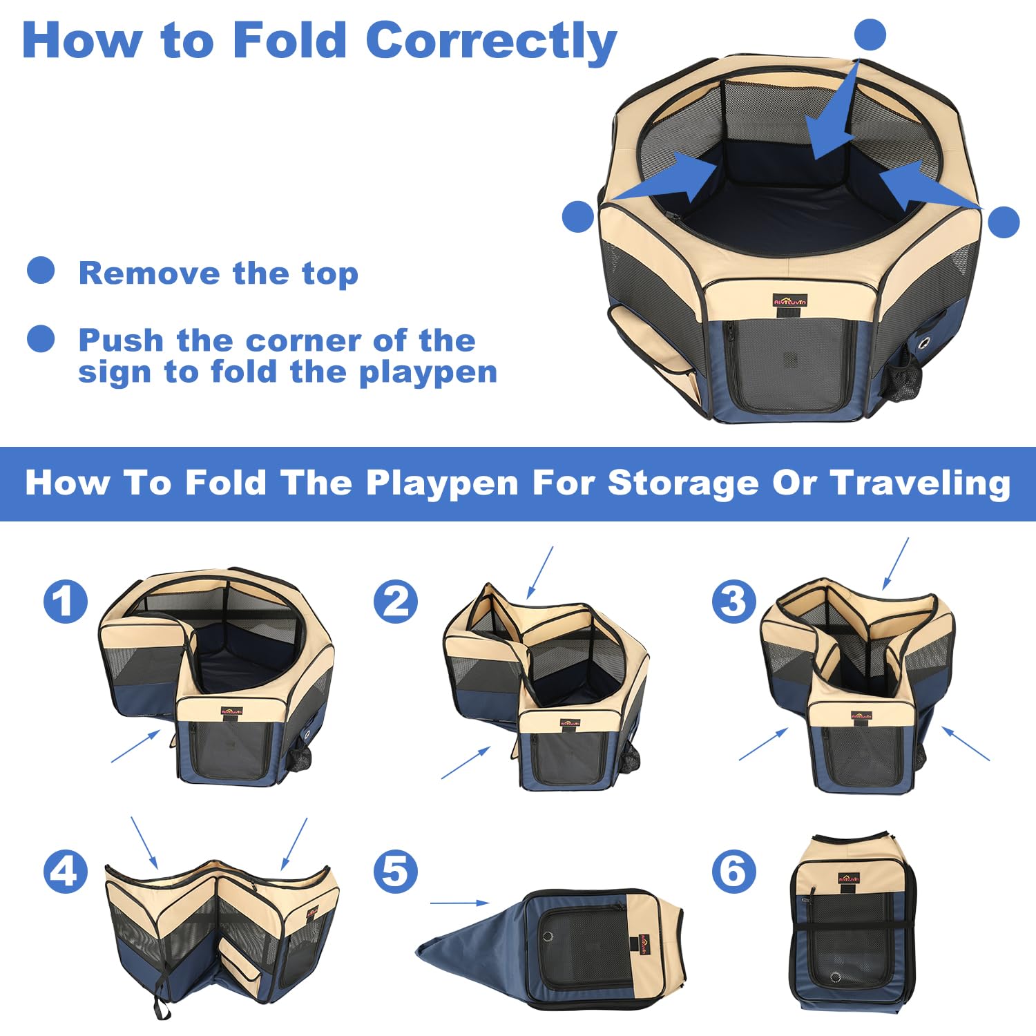 Aivituvin pet tent showing 8-panel design for space