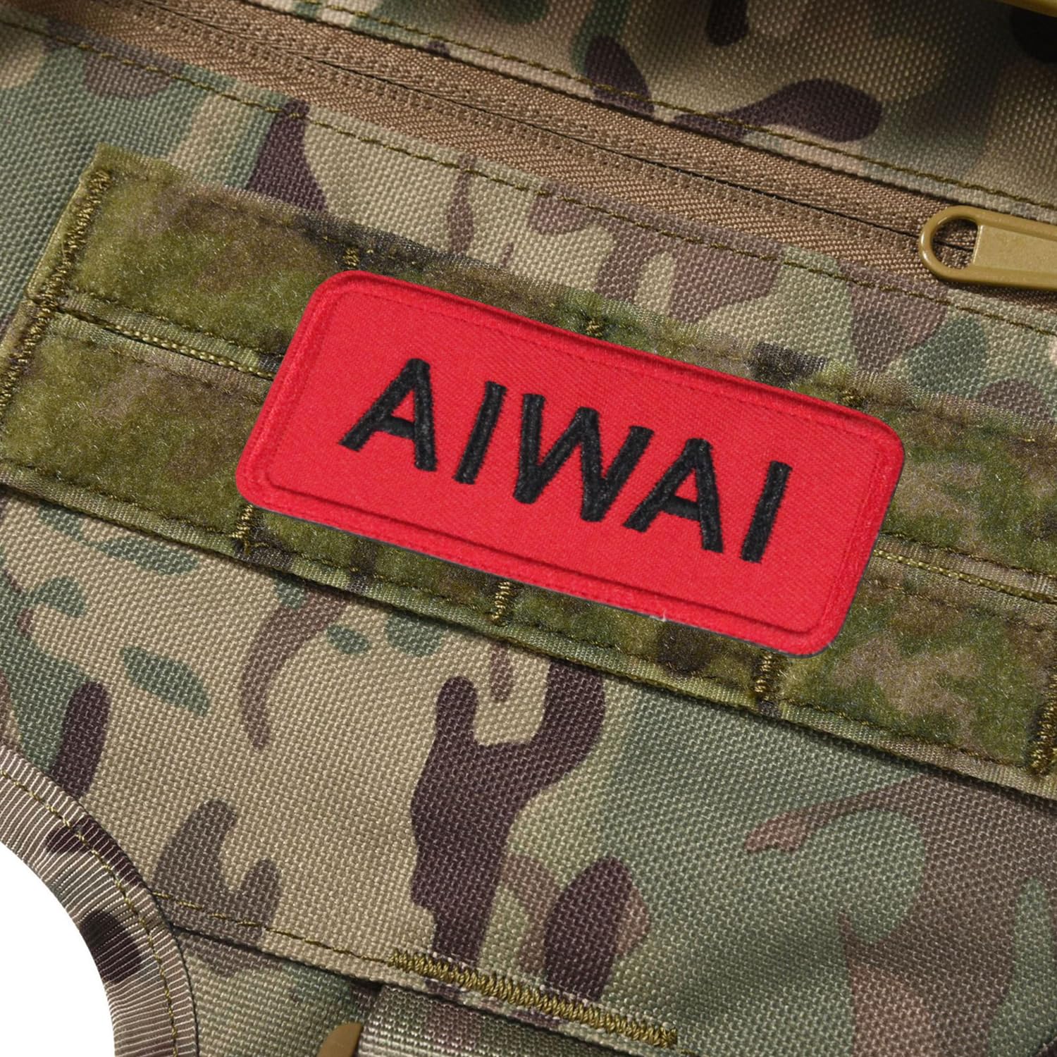 AIWAI Tactical Dog Backpack Harness XL 1000D material exterior for durability