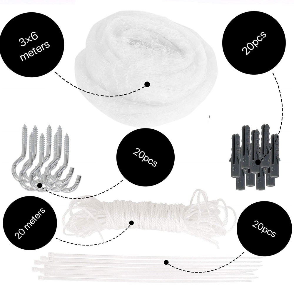 AIYGO cat balcony netting installation with nails demonstrates quick secure setup for balcony safety