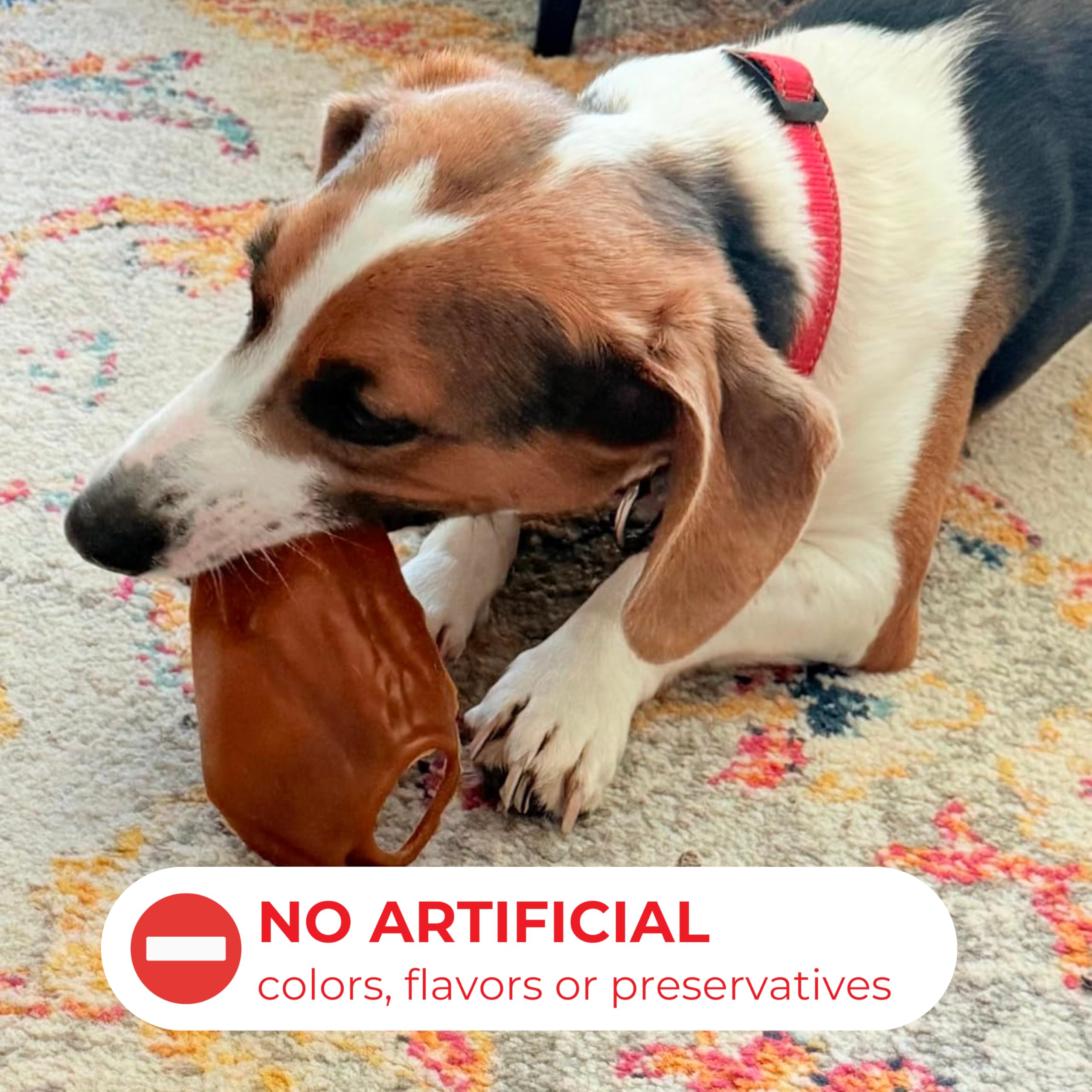 AJA Dentachews 30-pack display highlighting value and long-lasting dental chews.