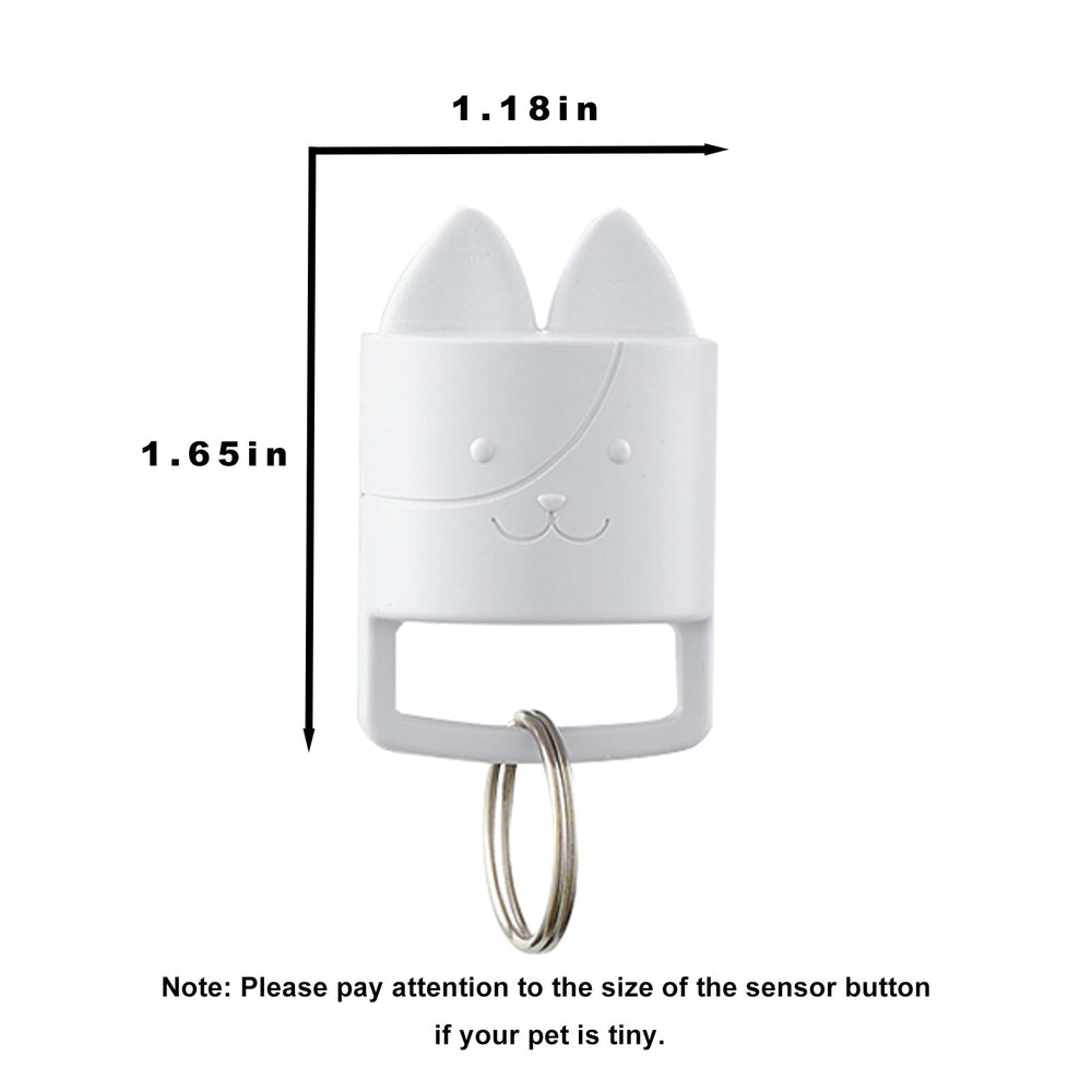 AJKJ Smart Pet Door setup illustrates single-key access for pets.