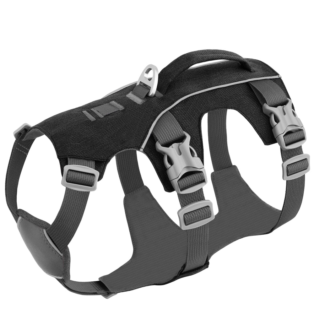 AKAILEA escape-proof harness front view for secure daily walks.