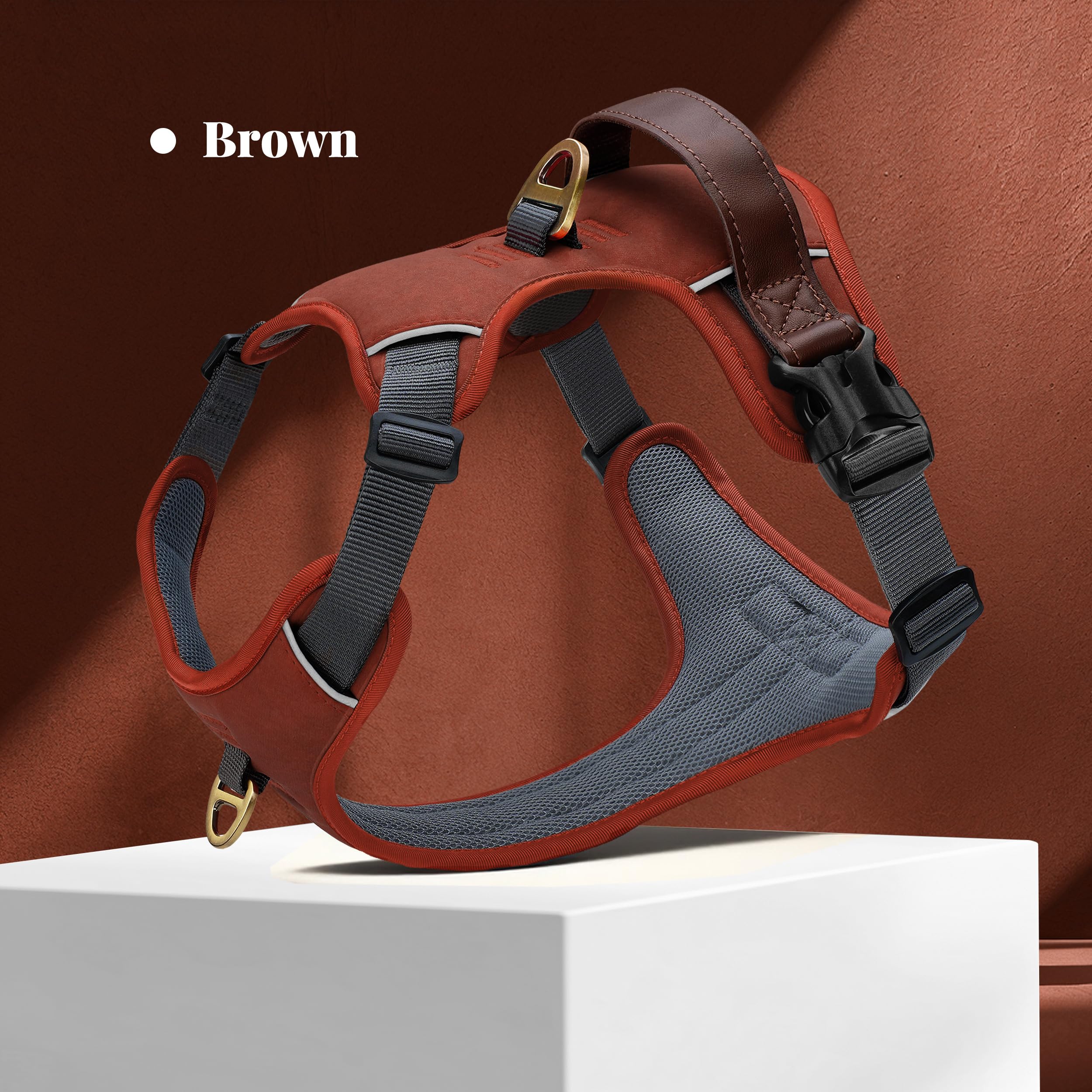 AKAILEA retro-color design brown blends fashion with practical walking gear.