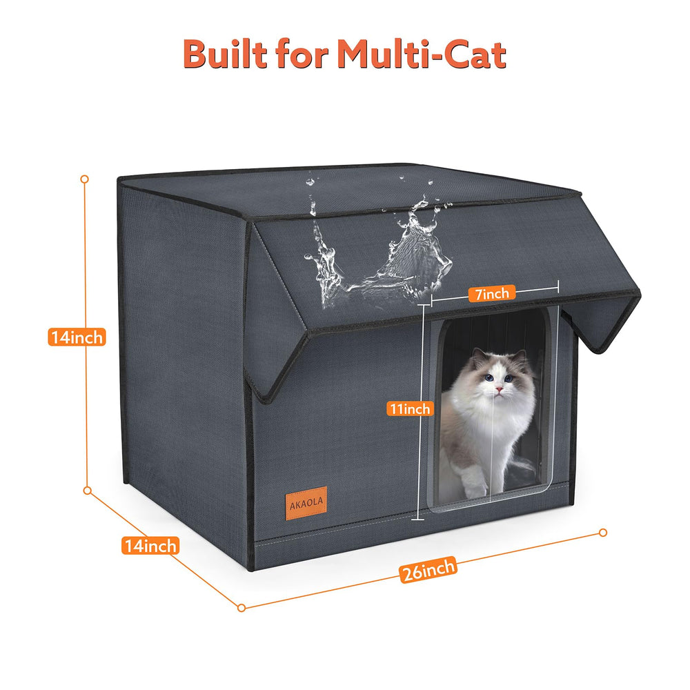 AKAOLA all-season metal enclosure designed for durability and predator protection.