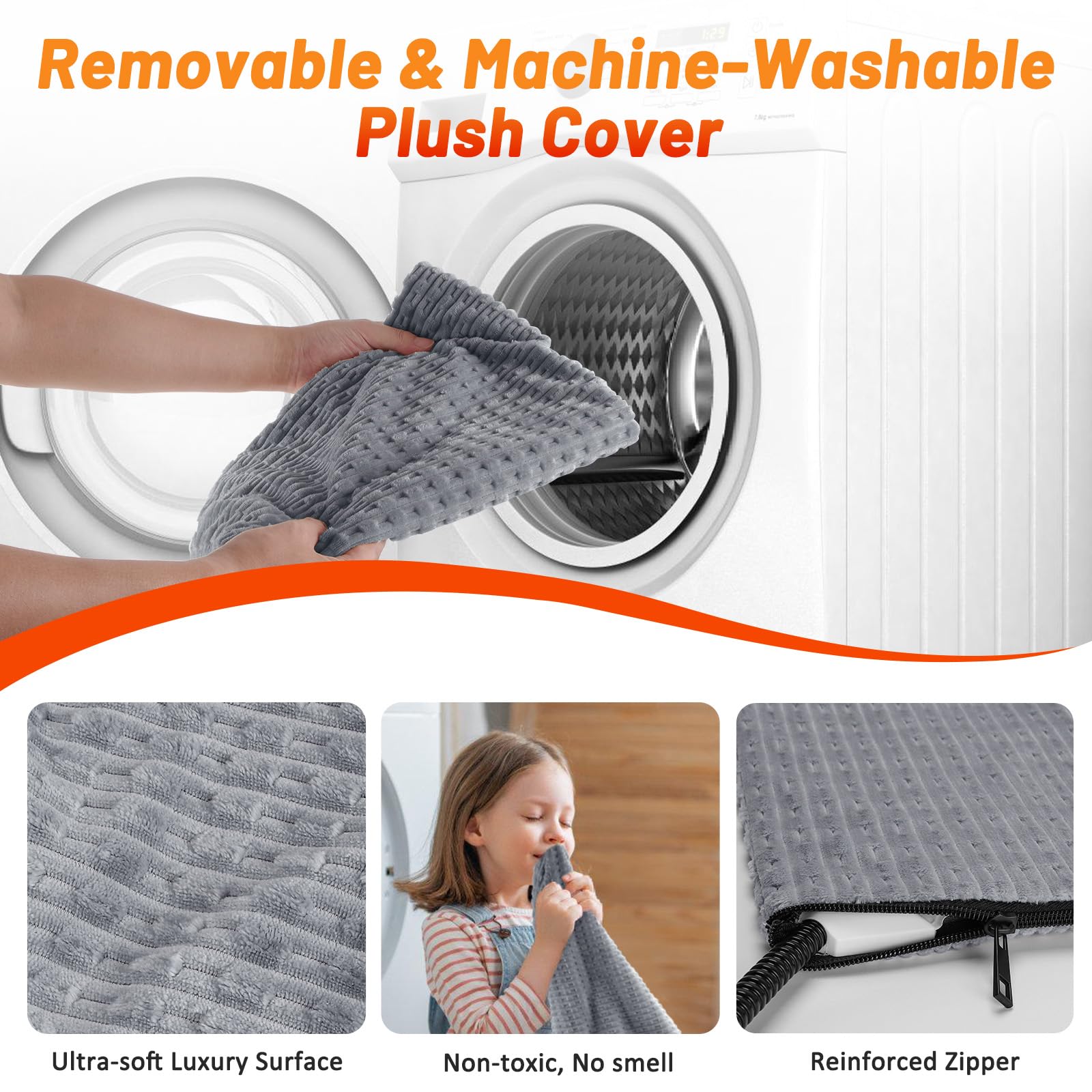 AKAOLA machine-washable cover keeps the pet space tidy and fresh.