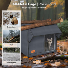 AKAOLA predator-safe escape door demonstrates secure design to deter threats.