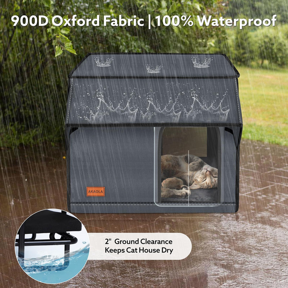 AKAOLA removable zippered cover for easy machine washing and hygiene.