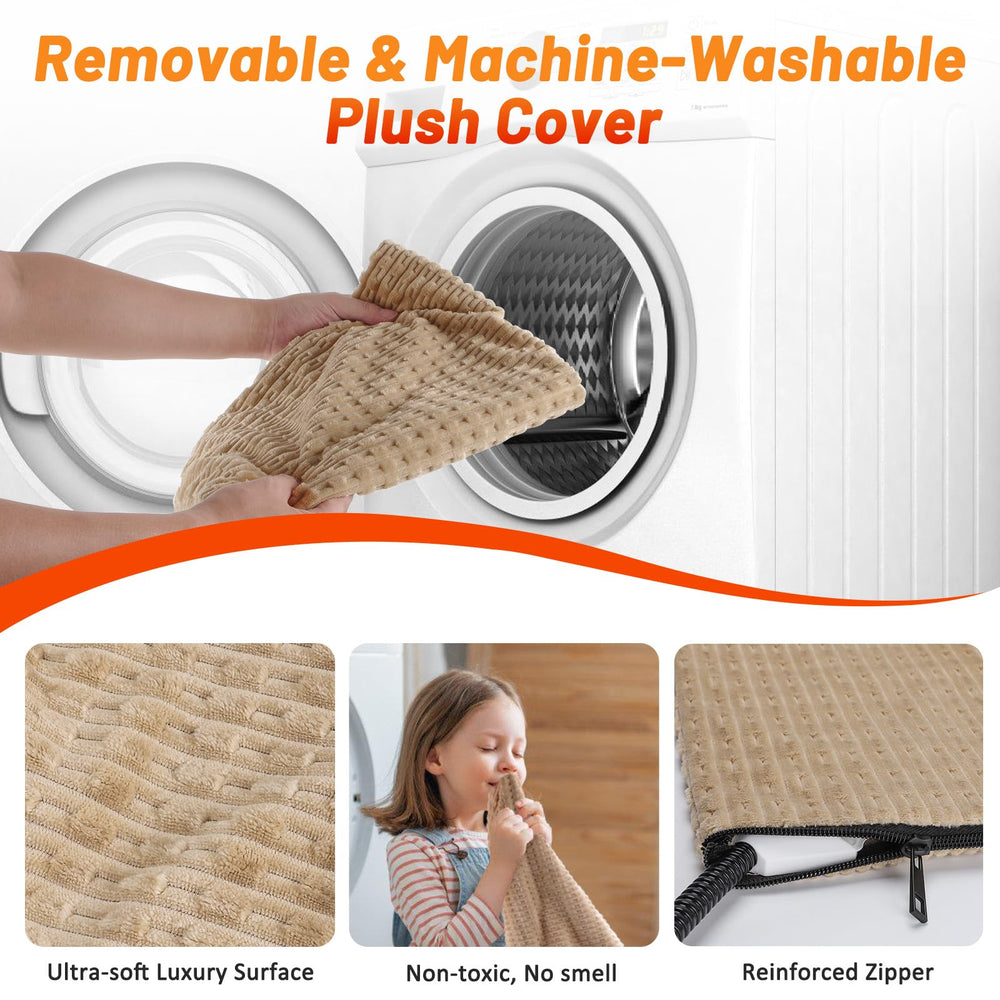 AKAOLA washable removable cover illustrating easy cleaning and soft comfort