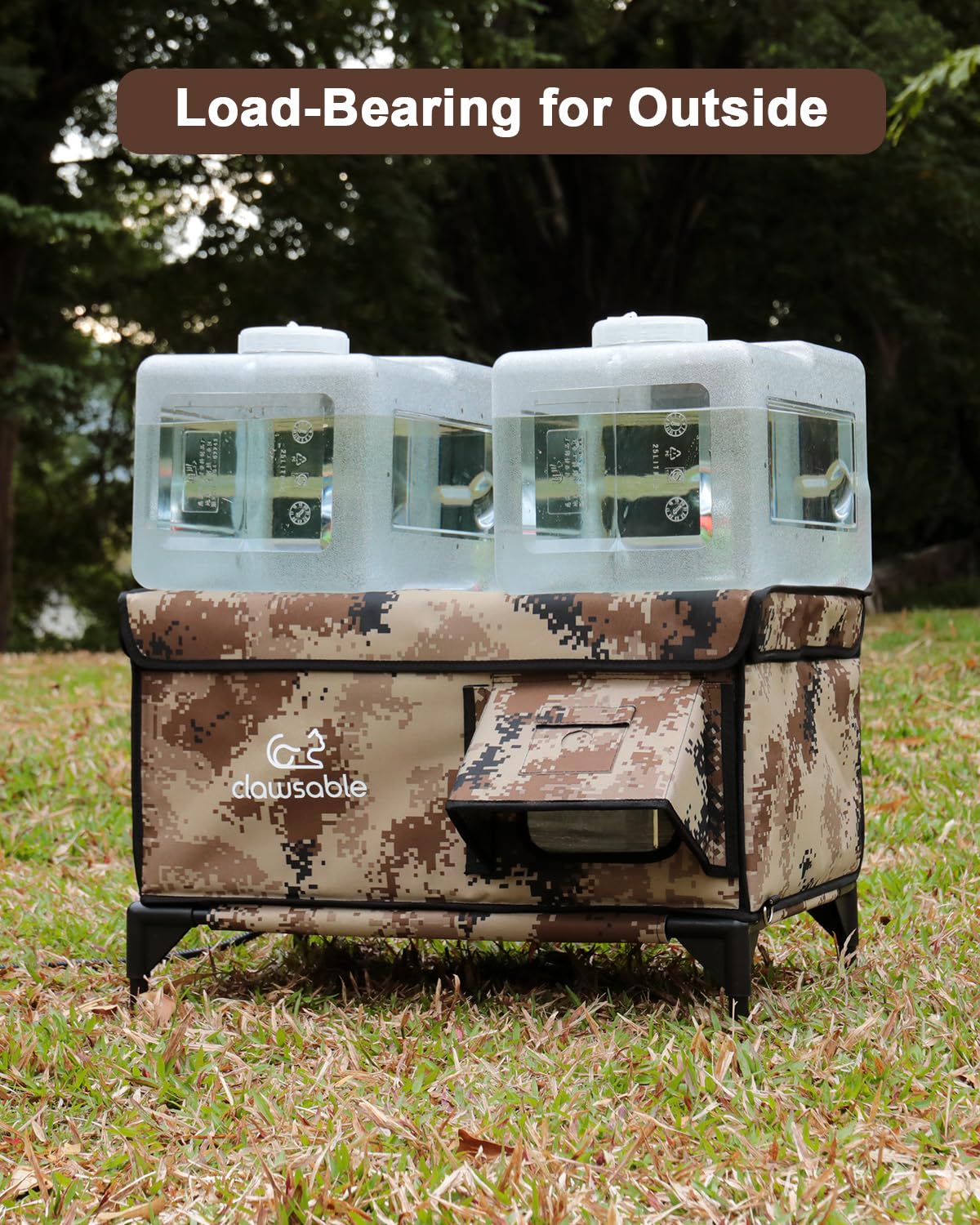 Akentio heavy-duty structure supports outdoor weather and activity