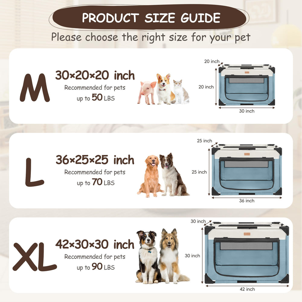 Akinerri Dog Crate XL folded-compact demonstrates simple storage after trips
