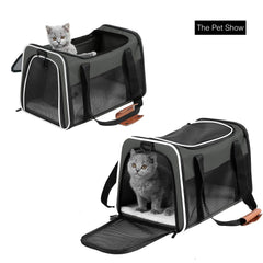Akinerri travel puppy carrier airline approved for convenient in-cabin journeys