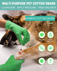 AkoSlale eco-friendly bamboo handles provide sturdy grip during gentle ear care