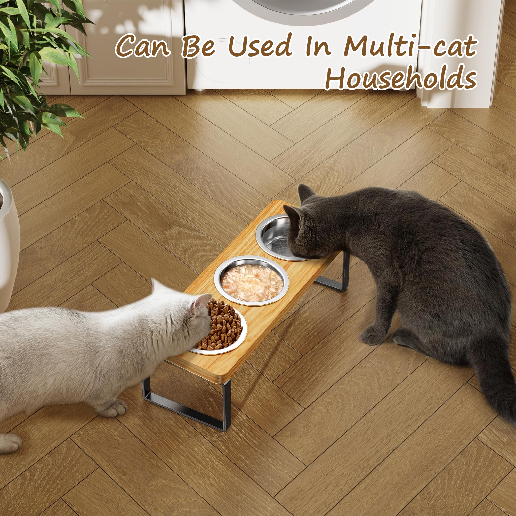 AKAOLA bowls suit indoor and outdoor eating spaces for versatile pet feeding.