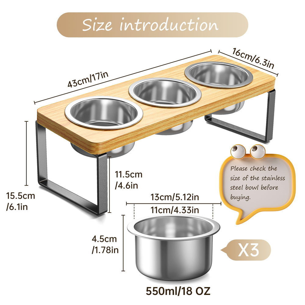 AKAOLA wooden stand provides a sturdy base that helps prevent tipping.