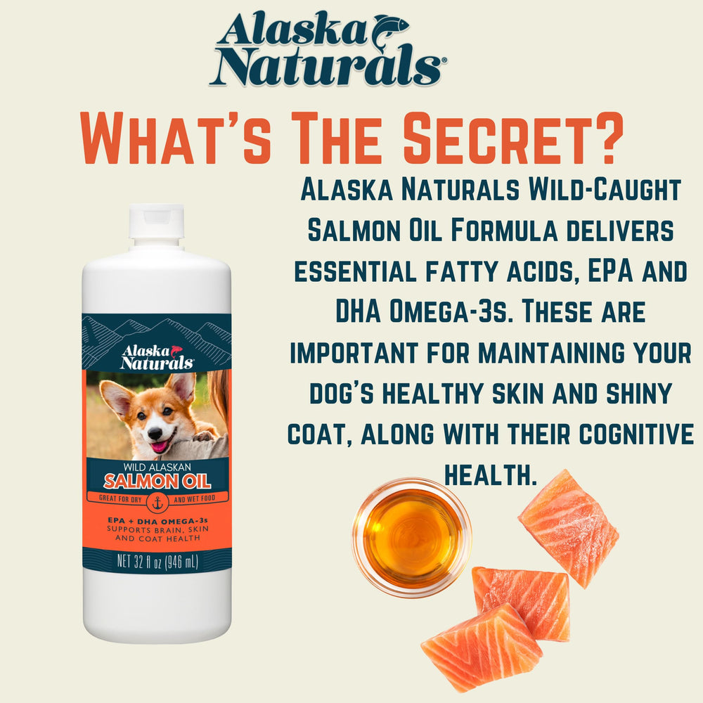 Alaska Naturals Wild Salmon Oil dose pump—precise daily servings.