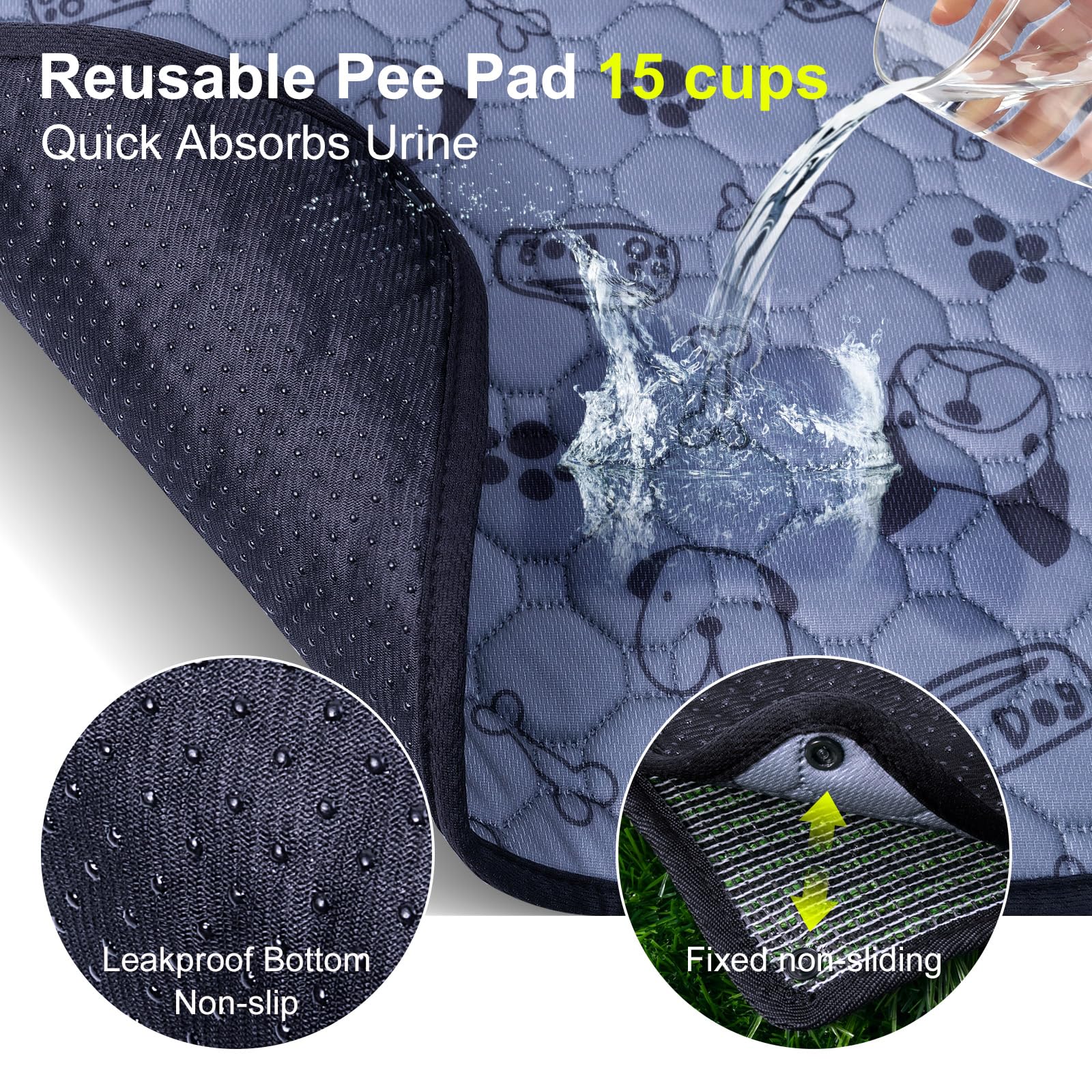 Alckijy durable grass mat with tray withstands sun and rain