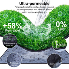 Alckijy washable-dog-pee-pad easy-clean surface for quick maintenance.
