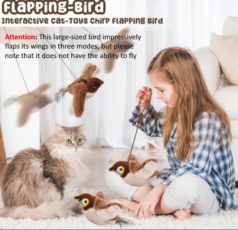 Aleena Interactive Cat Toy for bored indoor cats during solo play sessions.