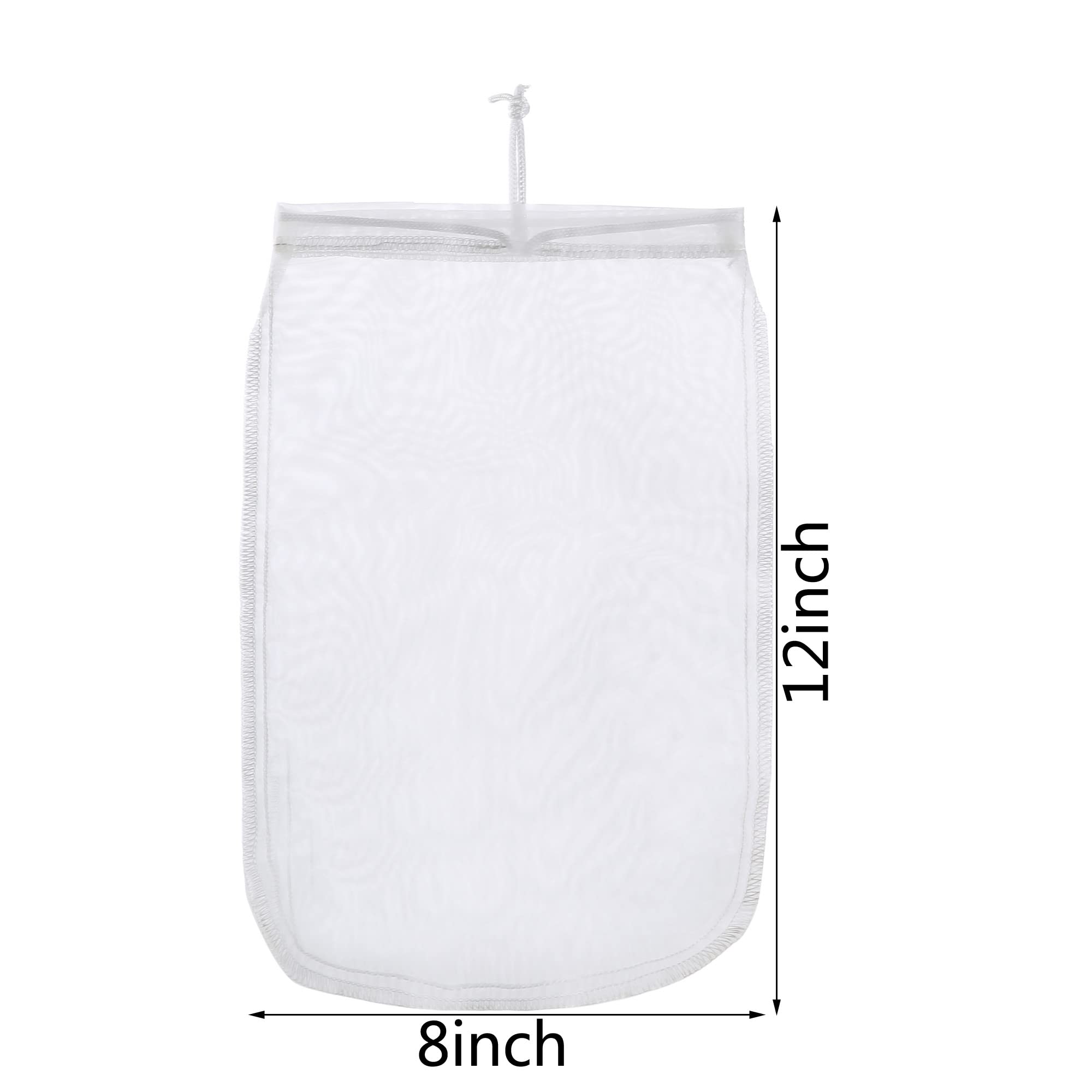 Close-up of ALEGI 180-micron mesh shows robust stitching and fine filtration capability.