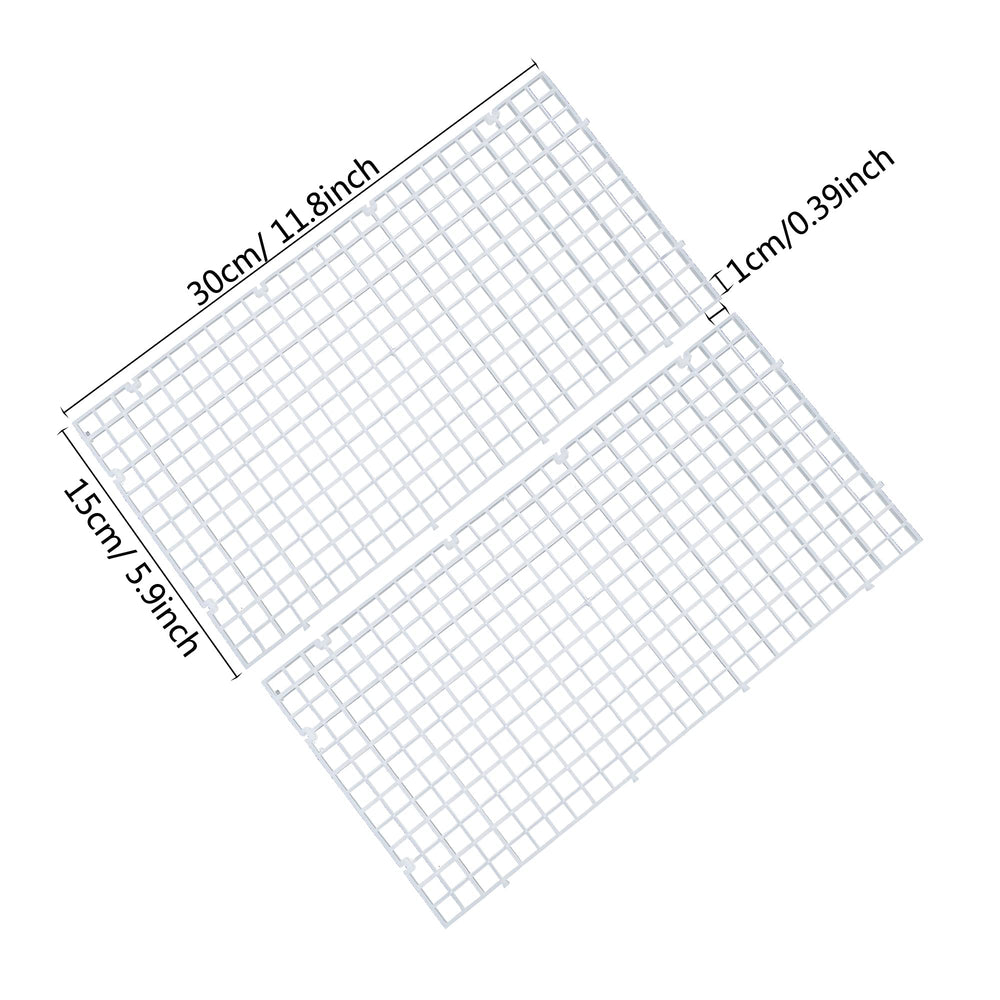 ALEGI 12-piece aquarium grid supports cleaner habitats by organizing substrates and decor.