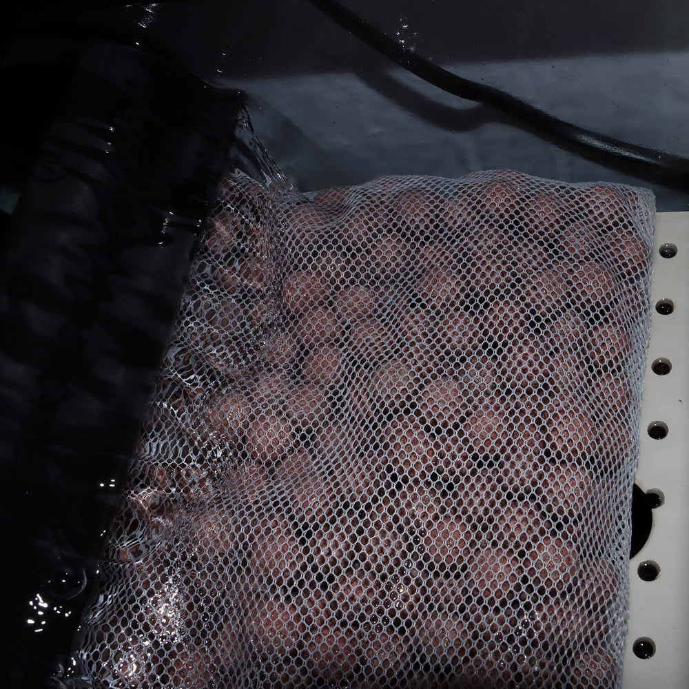 Alegi aquarium filter sphere placed inside a canister for improved water clarity