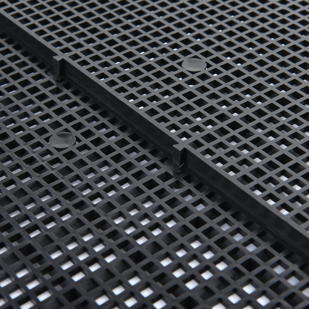 ALEGI bottom-partition tray helps organize sediments and maintain water clarity.