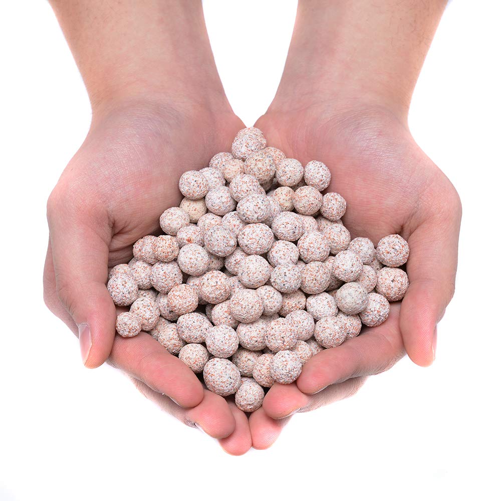 Alegi ceramic bio filter media sphere close-up reveals porous surface for filtration
