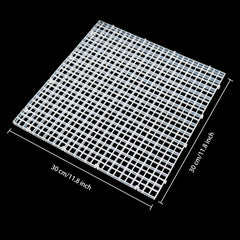ALEGI grid divider tray closeup highlights non-toxic plastic and water-friendly design.
