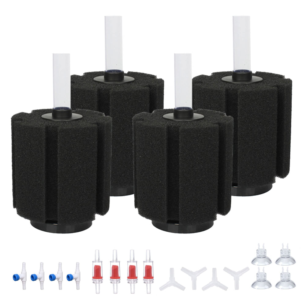 ALEGI large sponge filter assembly shown for easy top setup in 40-80 gallon tanks