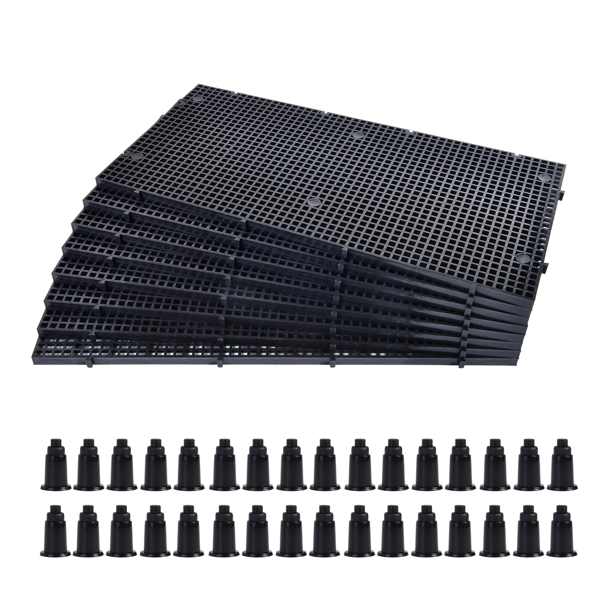 ALEGI plastic grid divider tray with egg crate louvre for safe aquarium separation.