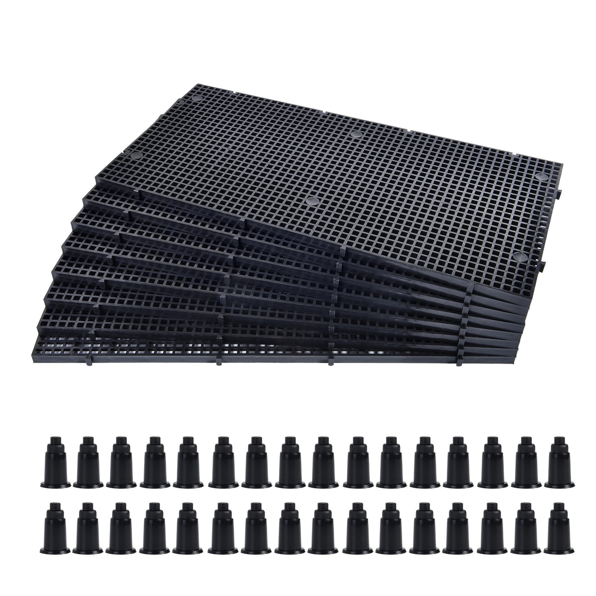 ALEGI plastic grid divider tray with egg crate louvre for safe aquarium separation.