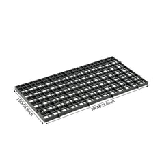 ALEGI aquarium divider grid bottom tray demonstrates easy waste cleaning
