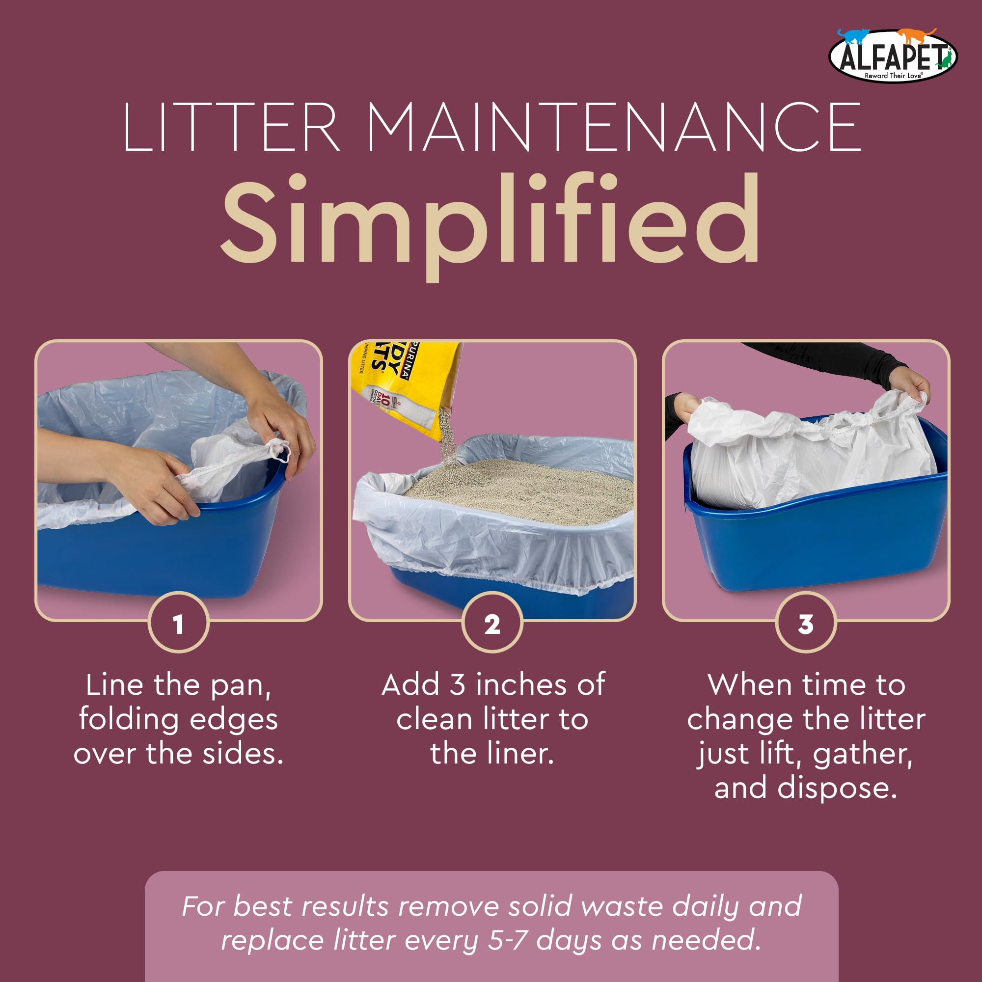 Alfapet claw-resistant liners withstand enthusiastic digging and covering
