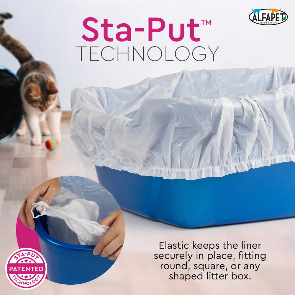 Alfapet disposable liners simplify cleanup and waste disposal after use