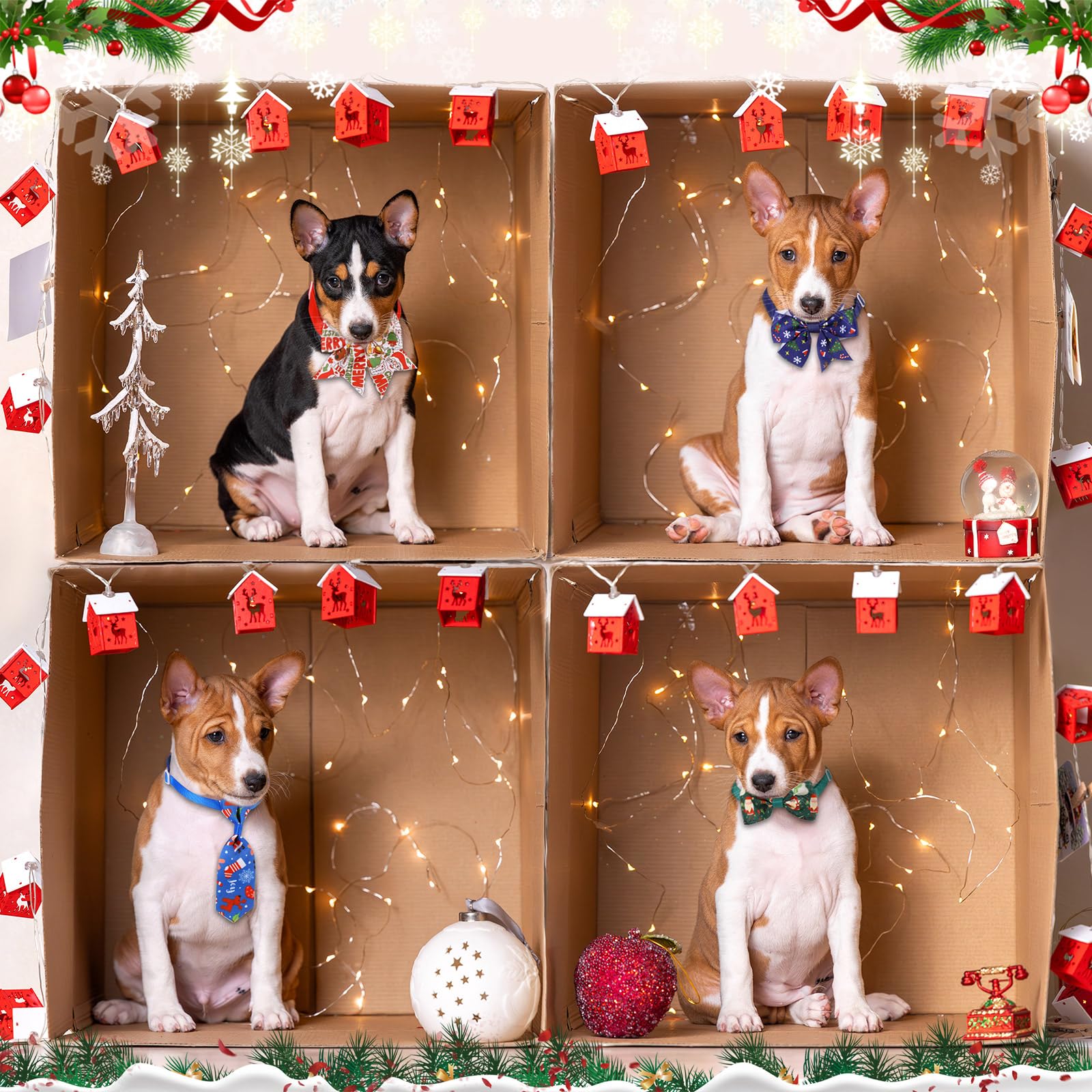 Aliceset comfortable webbing material provides secure wear for pets.