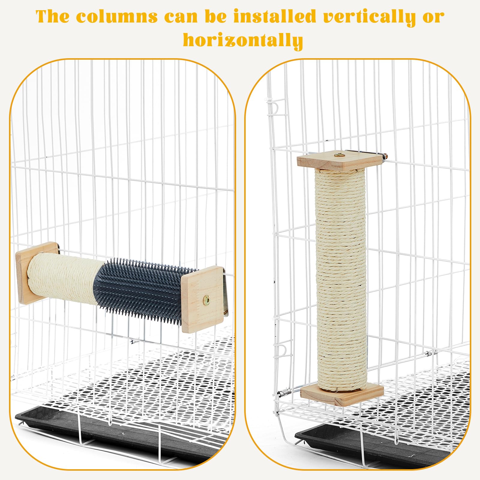 Aliceset easy-installation kit shows quick setup inside or outside cages.