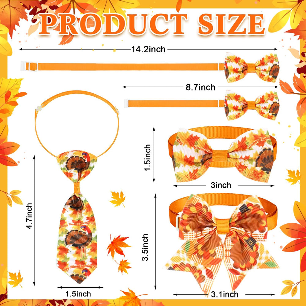 Aliceset small Thanksgiving bow with adjustable fit for chic everyday wear.