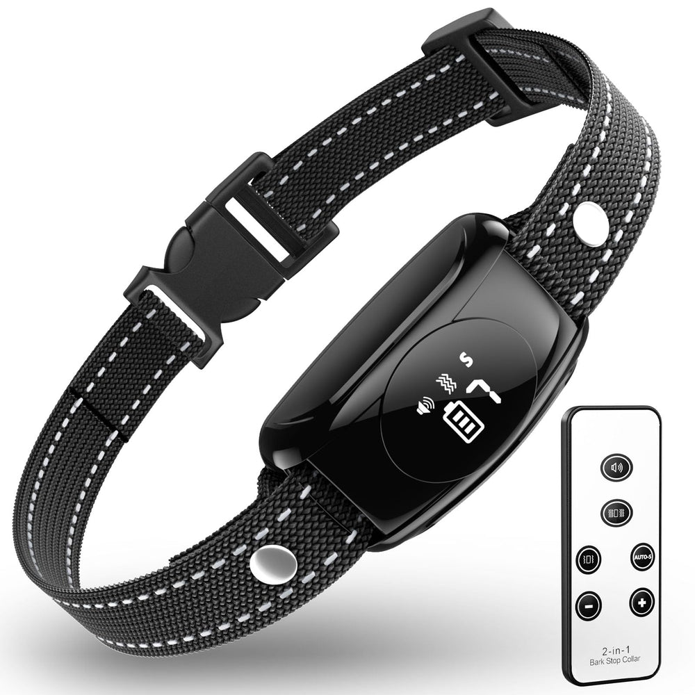 ALKD dog bark collar beep-vibration mode for humane training.
