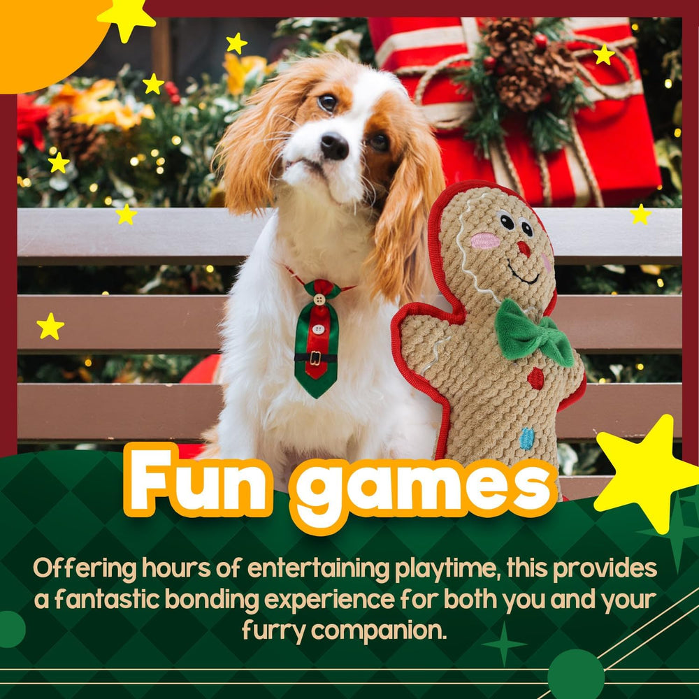 ALL FOR PAWS AFP Christmas plush toy for small to medium dogs during holidays
