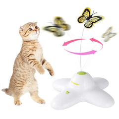 ALL FOR PAWS AFP Interactive Butterfly Toy foreground boosts indoor playtime.