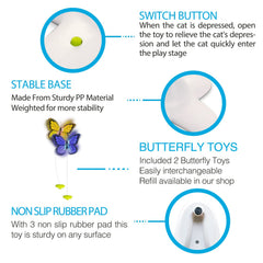 ALL FOR PAWS AFP Replacement butterflies pack extends long-term play sessions.
