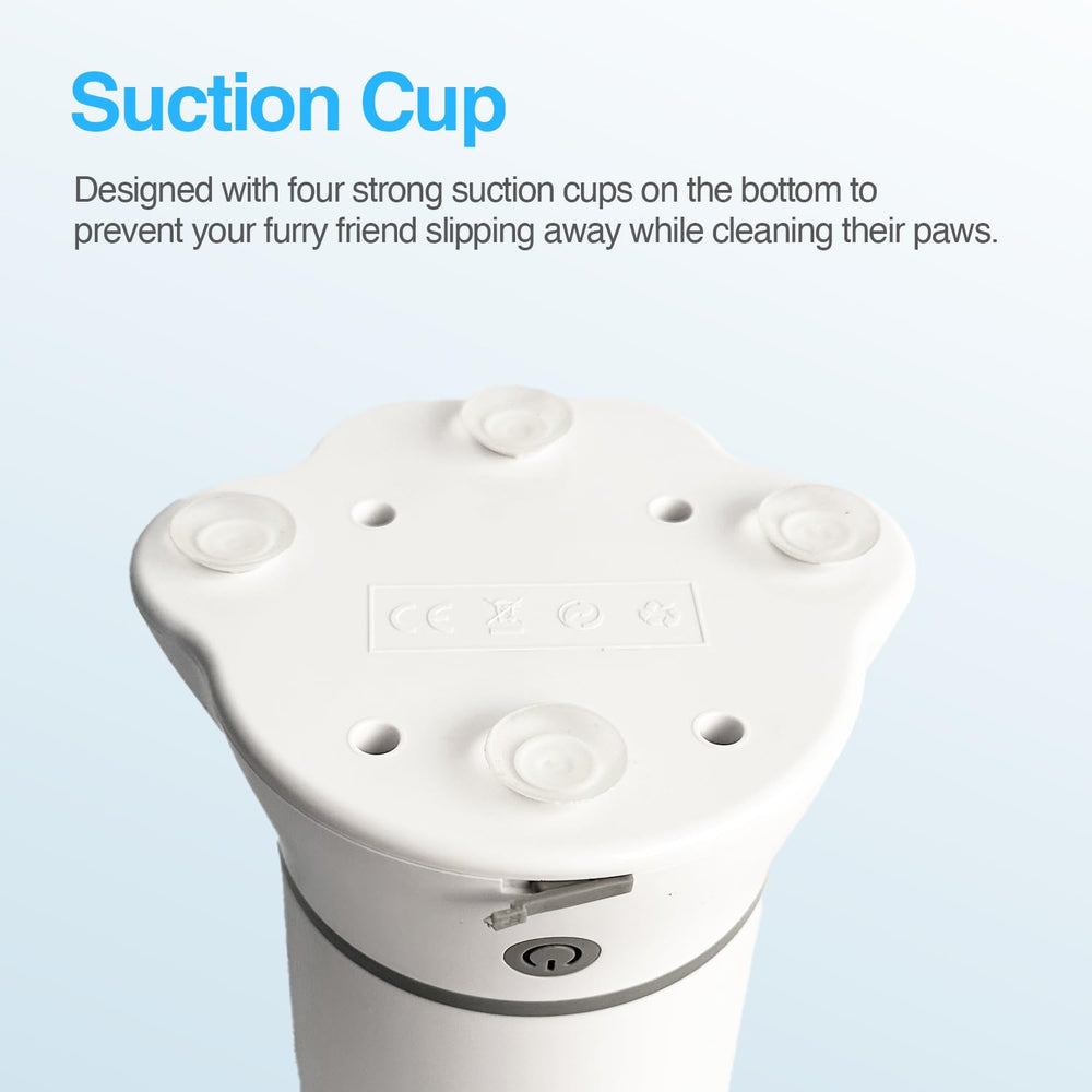 ALL FOR PAWS Two-speed setting helps customize cleaning for different paw sizes.