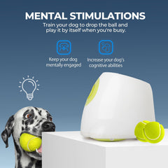 All For Paws ball launcher distance settings support customizable play.