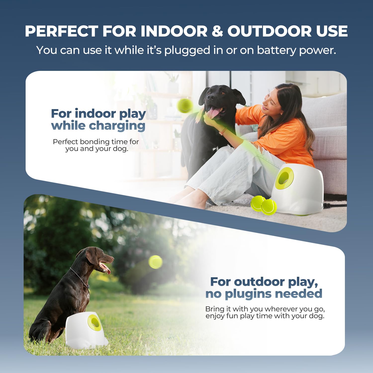 ALL FOR PAWS Maxi adjustable distance feature in use
