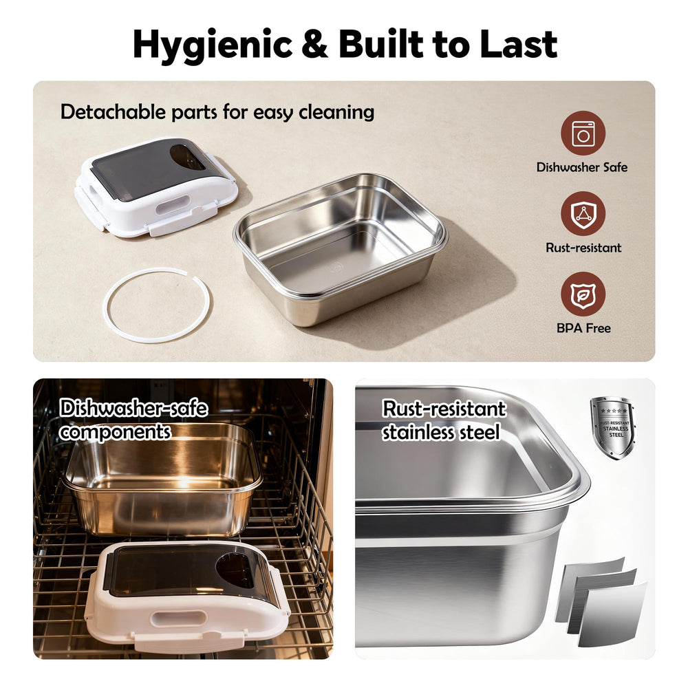 ALL FOR PAWS container on countertop shows compact footprint for easy access.