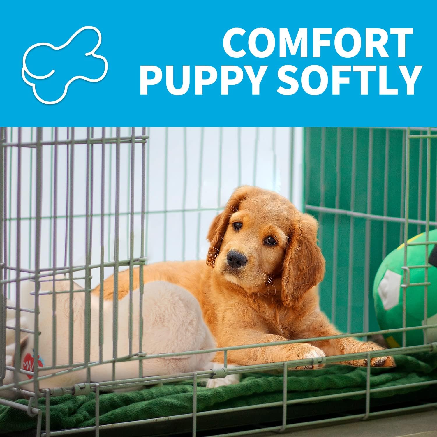 ALL FOR PAWS Heartbeat Device inside Pillow shows long-lasting comfort