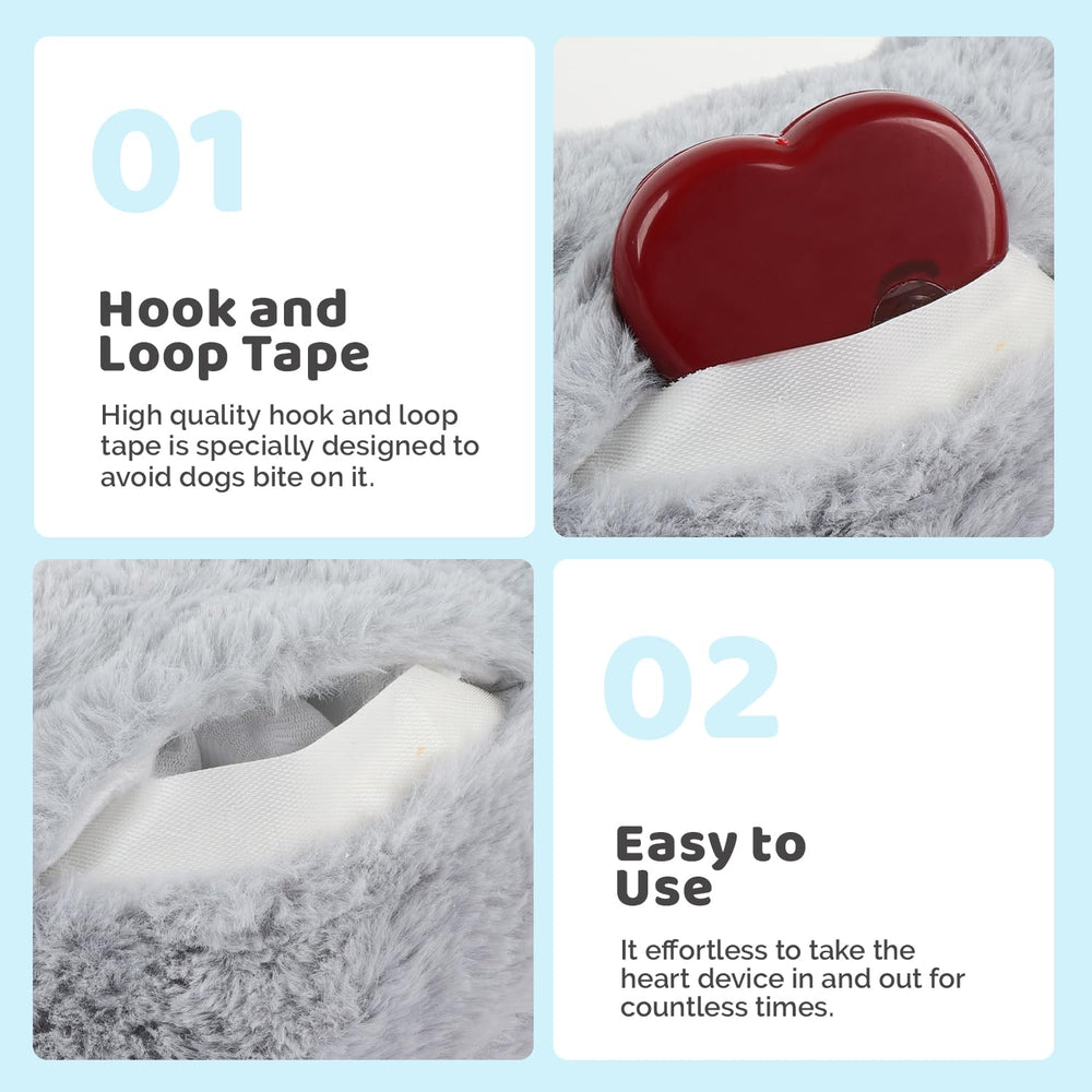 ALL FOR PAWS Heart Beat Toy durable-chew-safe withstands gentle chewing while staying safe.