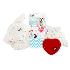 ALL FOR PAWS Heartbeat dog toy press button for calming sessions