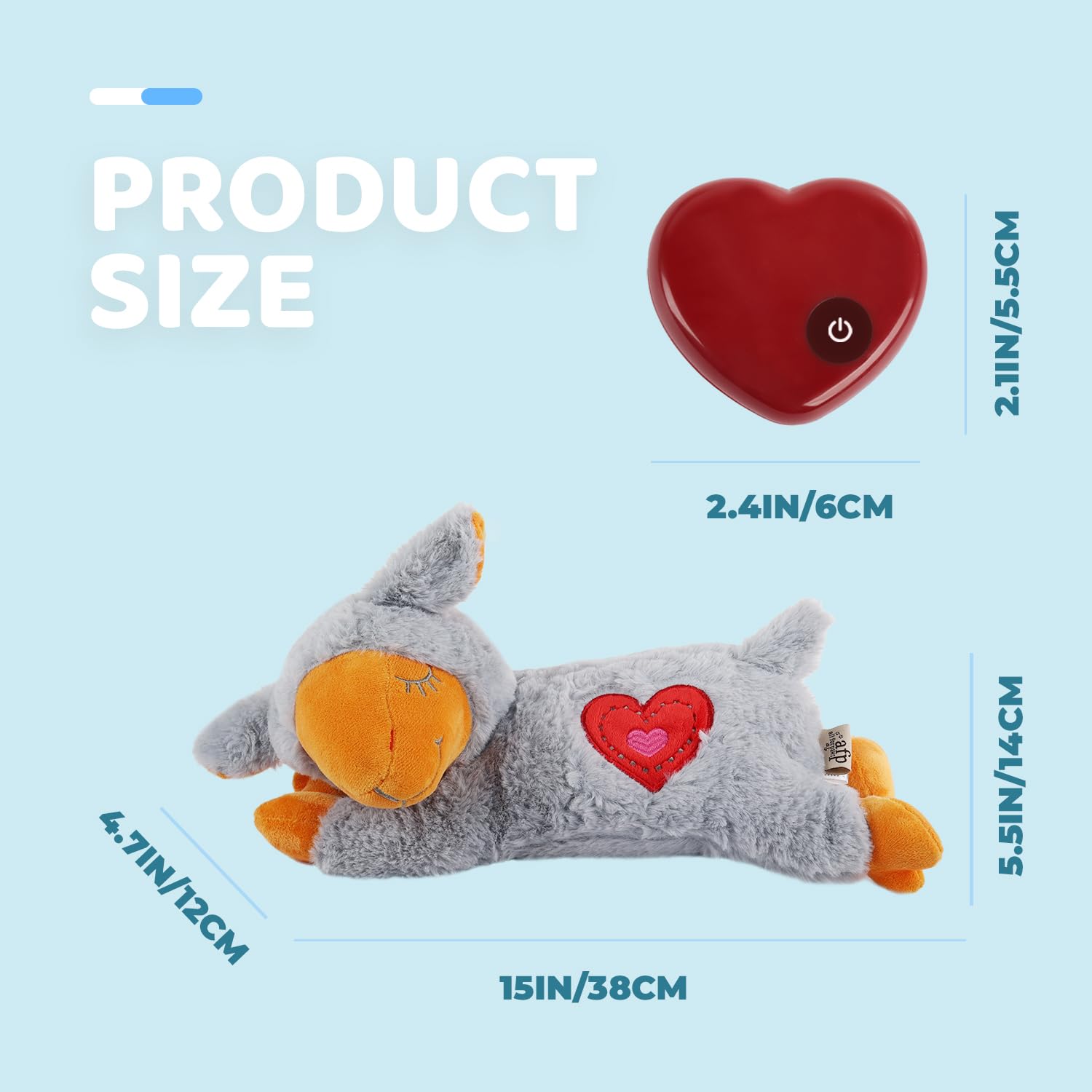 ALL FOR PAWS Heartbeat Puppy Toy care and cleaning emphasis for easy maintenance